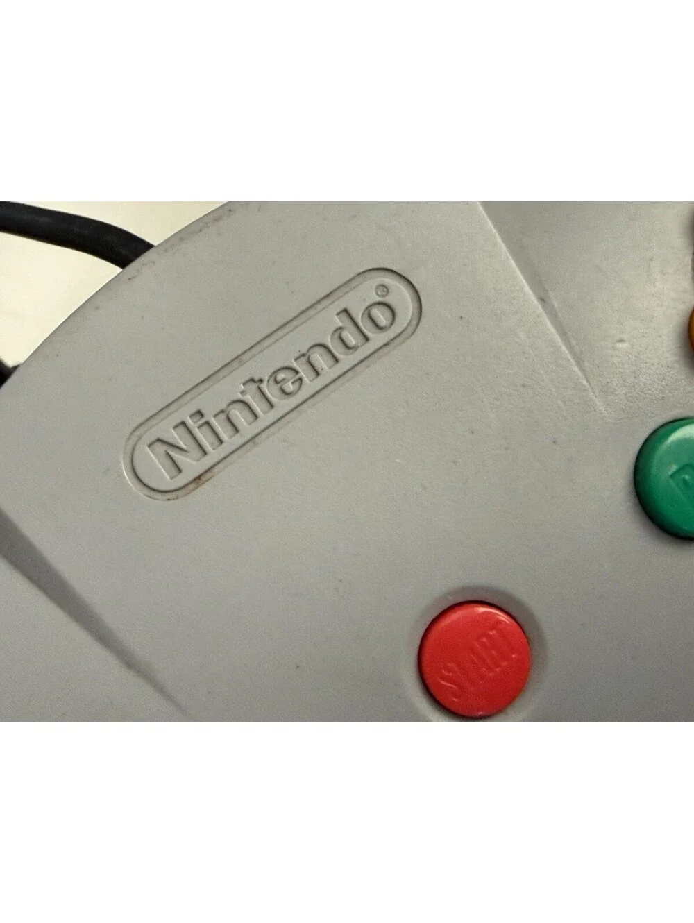ORIGINAL Nintendo N64 Solid Gray Controller – Good Condition